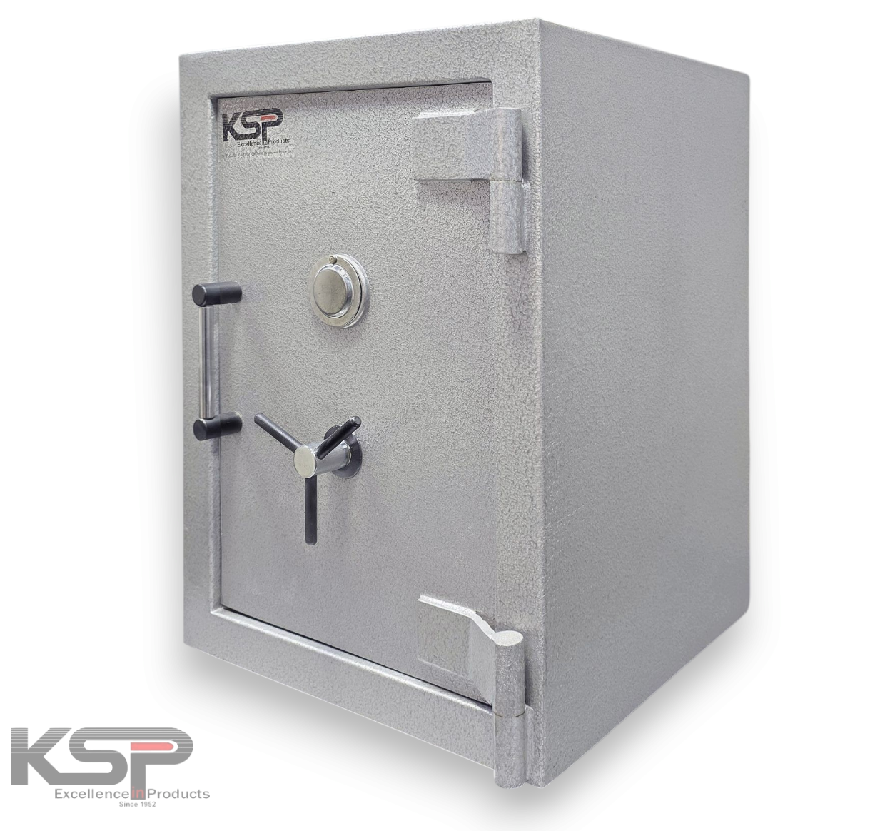 KSP Manual Fire Resistance FR-20 Safe with a secure locking system in silver finish