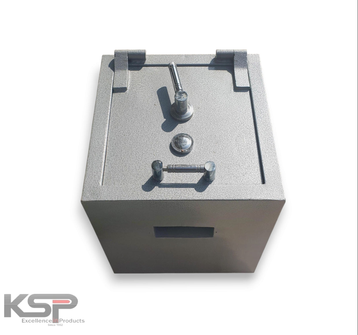 KSP Manual Fire Resistance FR-24U Security Safe with durable locking system and gray finish