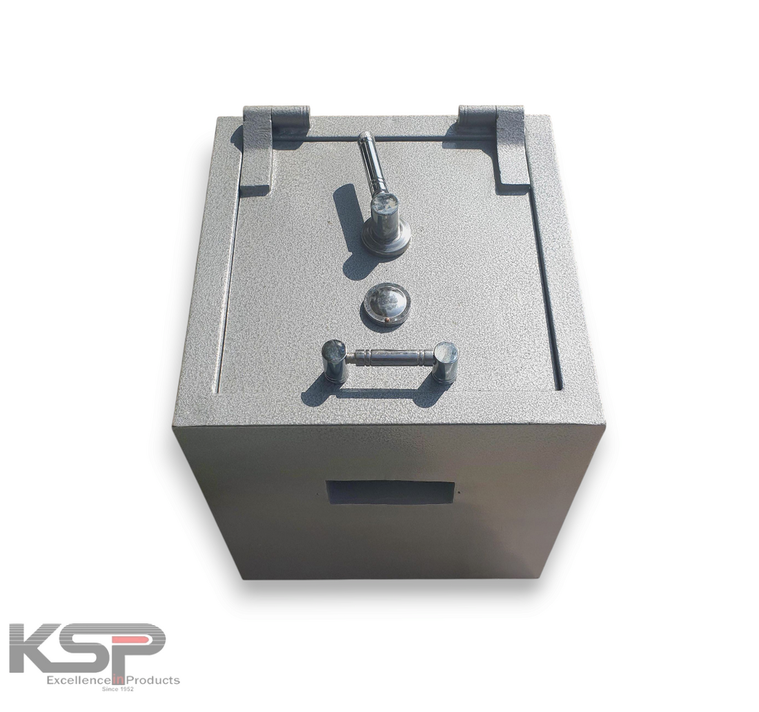 KSP Manual Fire Resistance FR-24U Security Safe with durable locking system and gray finish