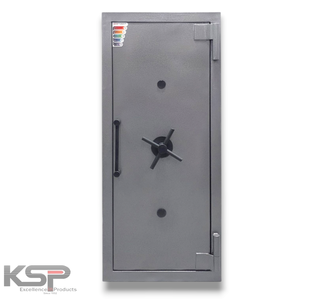 KSP Manual Fire Resistance FR-54DR Security Safe with durable gray exterior and robust locking mechanism