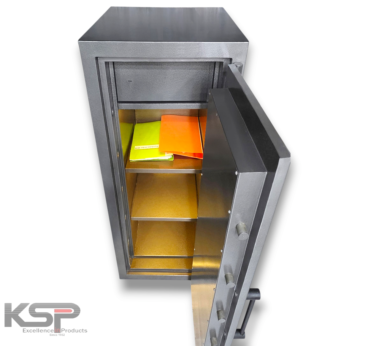 KSP Manual Fire Resistance FR-54DR Security Safe with biometric keypad and spacious interior