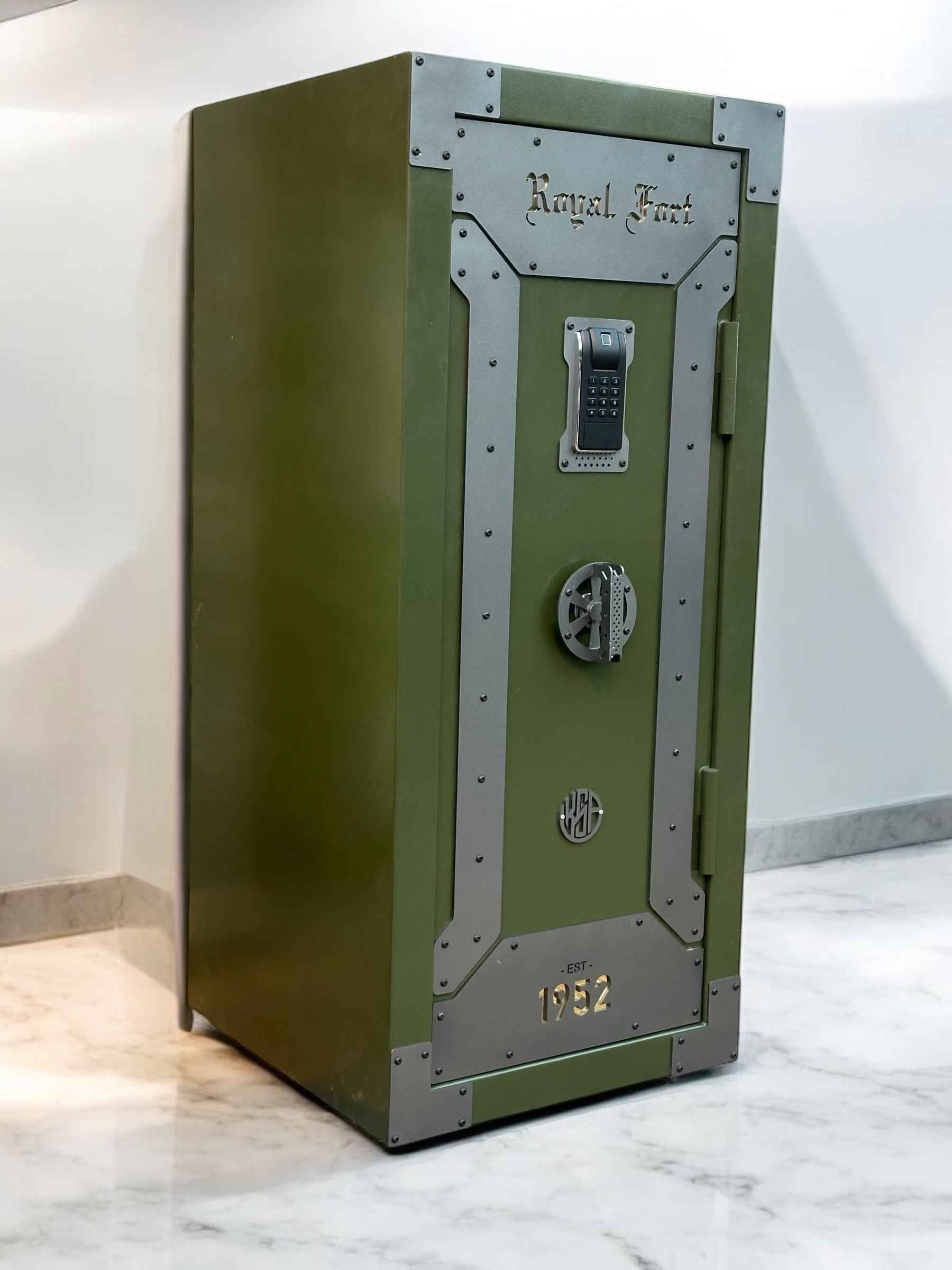 KSP RFB-54 Royal Fort Fire safe in green with digital lock and secure design for valuable protection