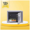 Lower Value Electronic safe Medium with digital keypad and cash inside for secure storage