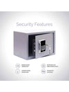 Lower Value Electronic safe Medium with digital keypad and cash inside for secure storage