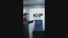 KSPSafe Vault gray security safe with keypad fingerprint sensor and turn knob Digital Biometric Locker EBN-50