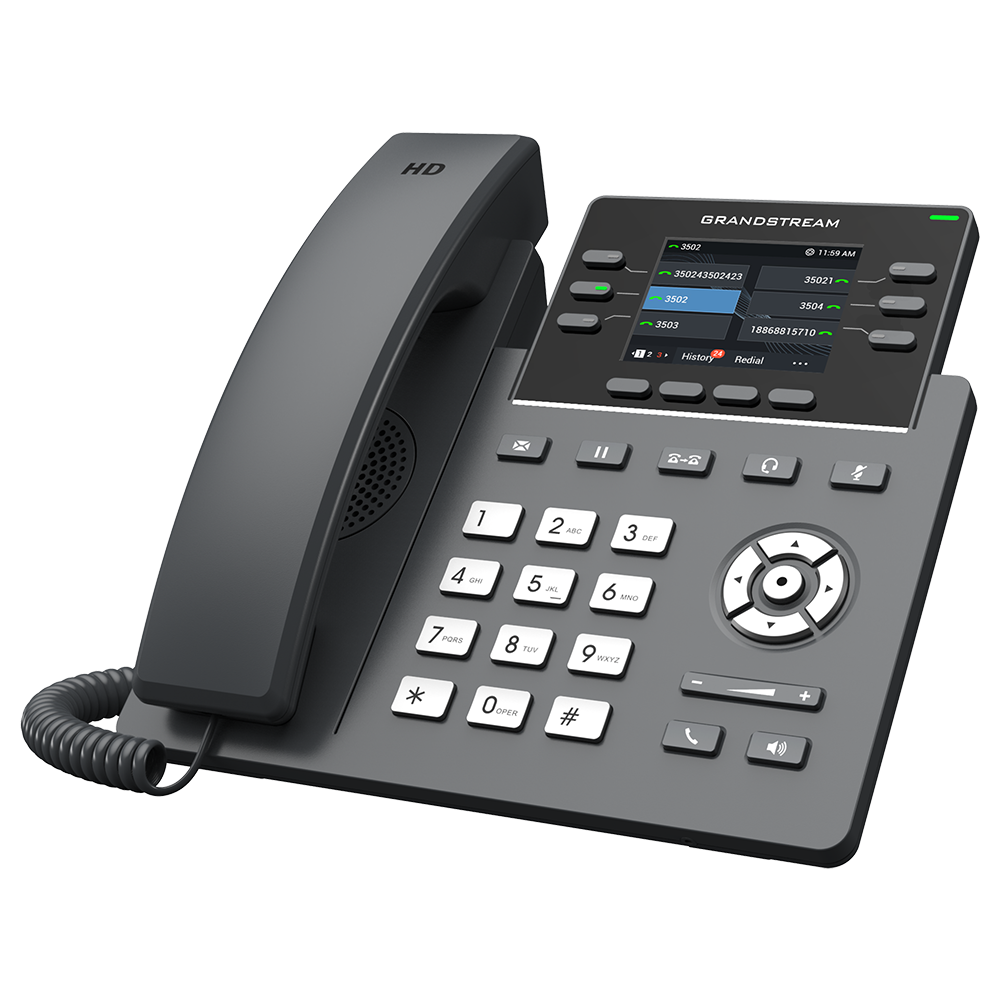 Grandstream GRP2613(W) – 6 – Line Essential IP Phone