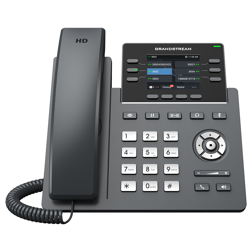 Grandstream GRP2613(W) – 6 – Line Essential IP Phone