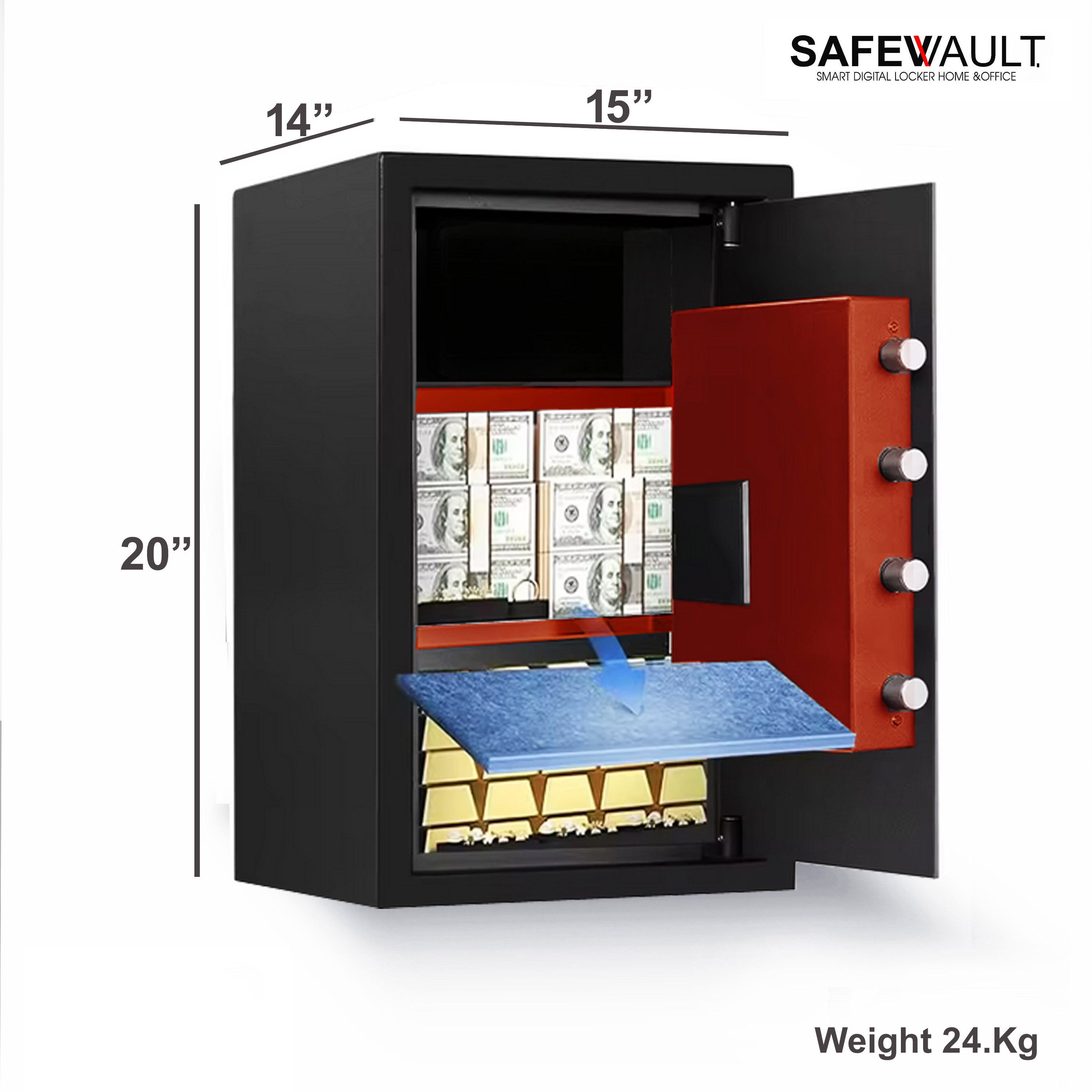 KSP EBW-50 Smart Digital Biometric Locker with WiFi Supported