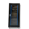27U Free Standing Server Rack Cabinet – 19 Inch IT Network Enclosure, Steel, IP20 Protection