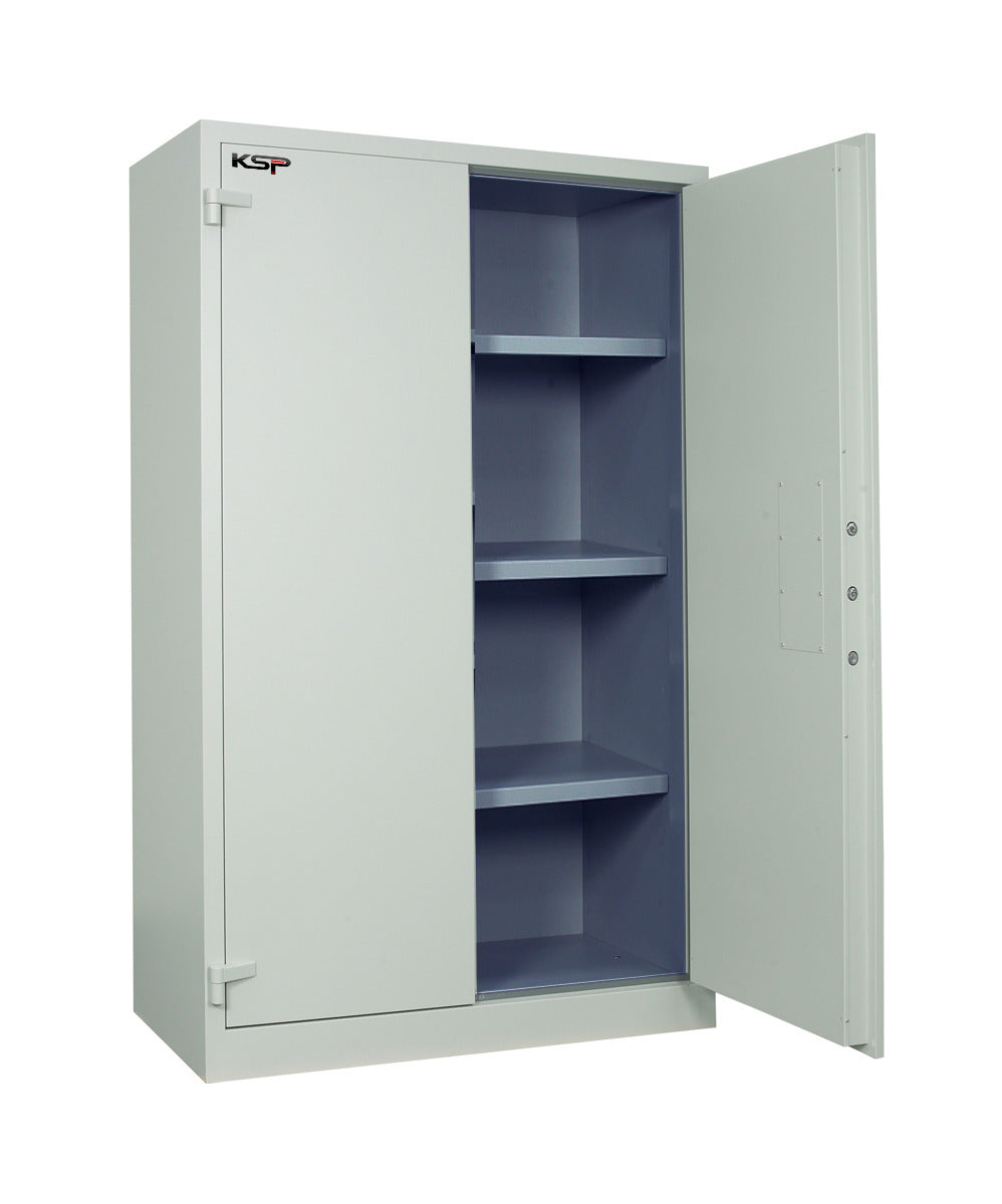 Kashif Steel Products Steel Almirah File Cabinets & Book Shelves in gray with three spacious shelves