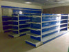 KSP supermarket shelving wall shelves and ledges with white and red metal structure