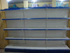 KSP supermarket shelving wall shelves and ledges with white and red metal structure