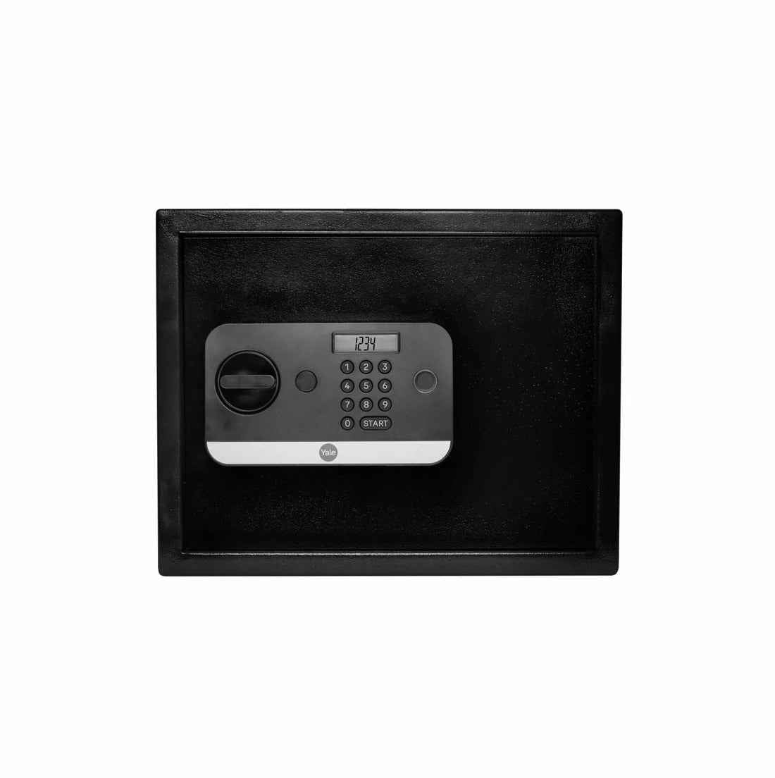 Yale Digital Safe Black Crinkle Fingerprint with Electronic Keypad and LCD Display