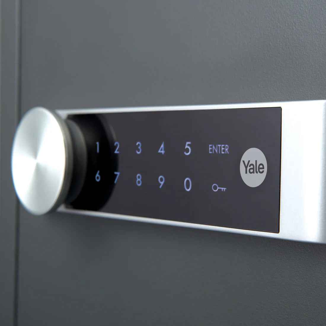 Yale Electronic Document Fire Safe Box with a sleek digital keypad for secure access