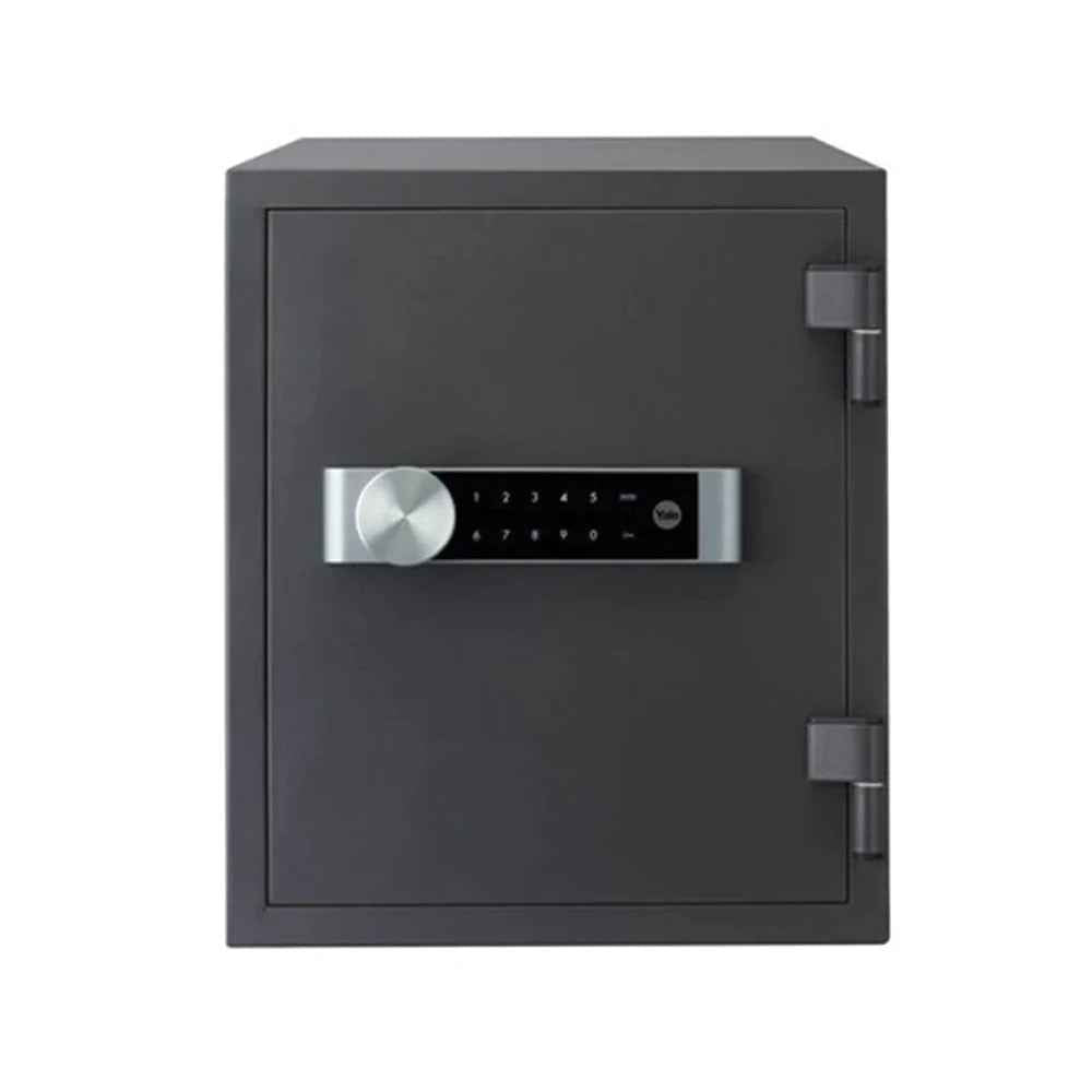 Yale Electronic Office Fire Safe Locker Box with a sleek digital keypad and modern design