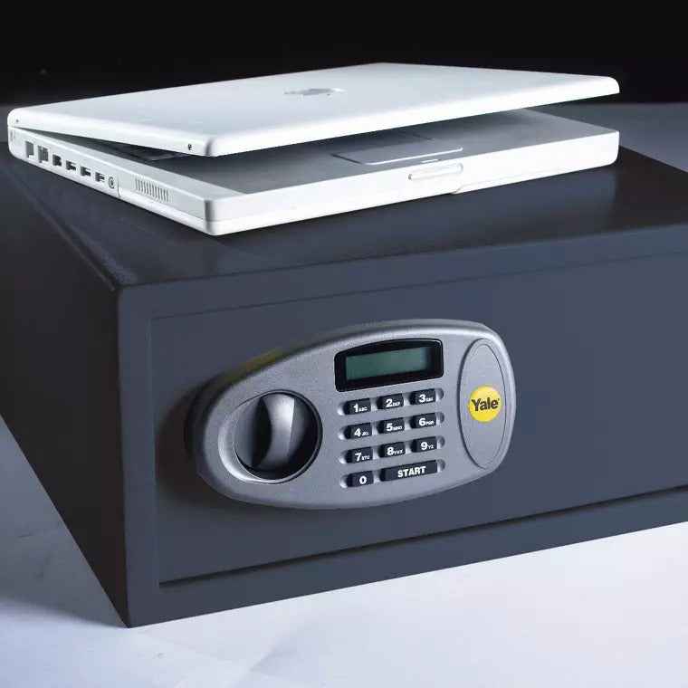 Yale Security Laptop Safe with Digital Keypad and Secure Storage for Laptops